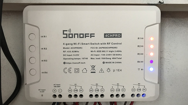 Sonoff四路射频智能开关，养鱼更轻松