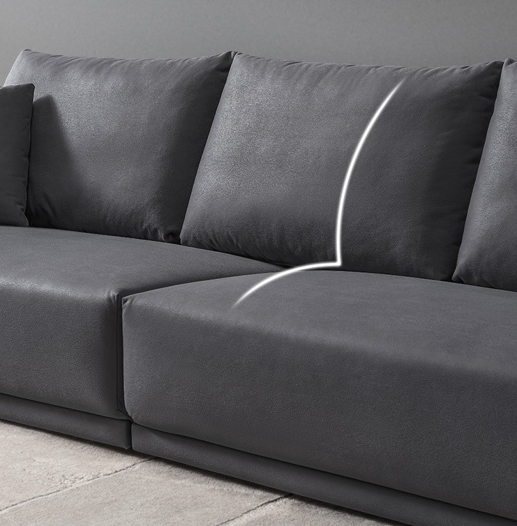 颜值喜人！芝华仕新品极简沙发，优雅造型、花瓣扶手，超大靠包安全感十足