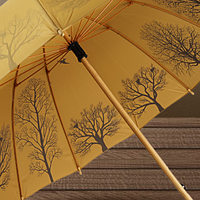 国风满满：可米优选风华 实木雨伞