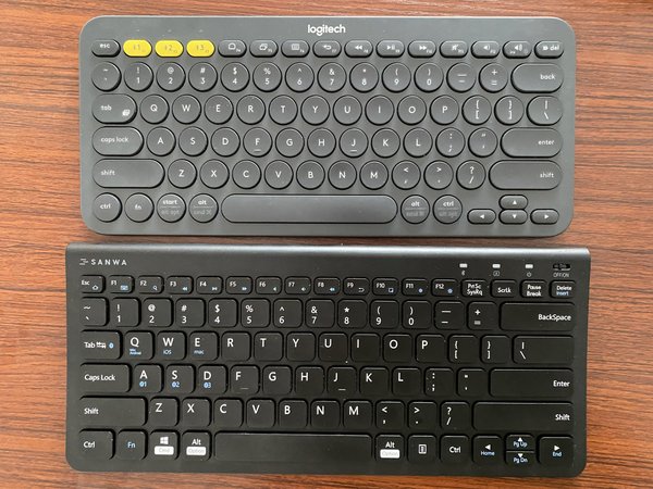 买了山业蓝牙键盘为什么还是留下了k380