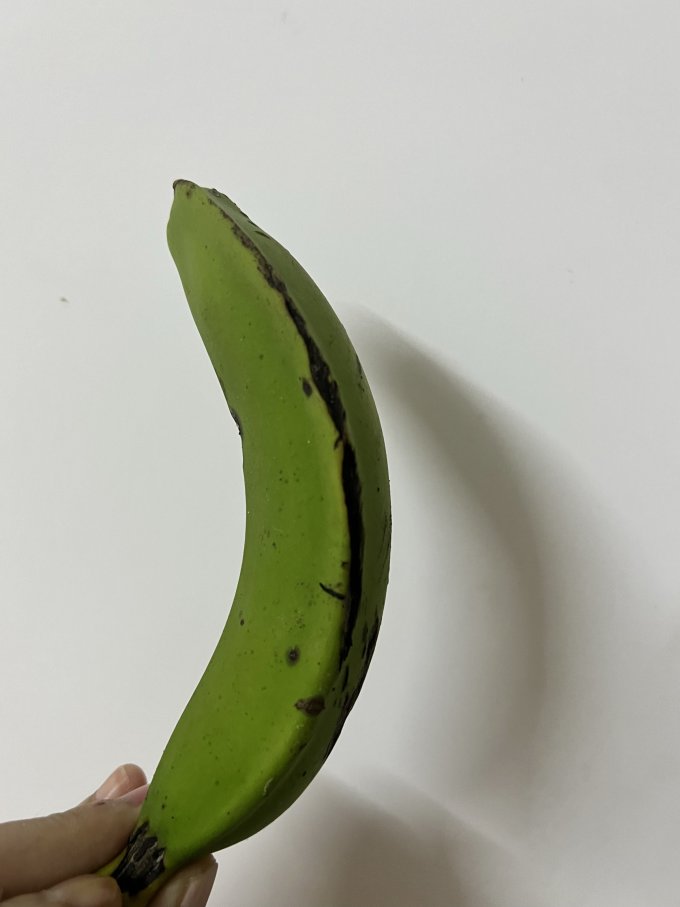 需要催熟的绿皮香蕉等待也是一种幸福