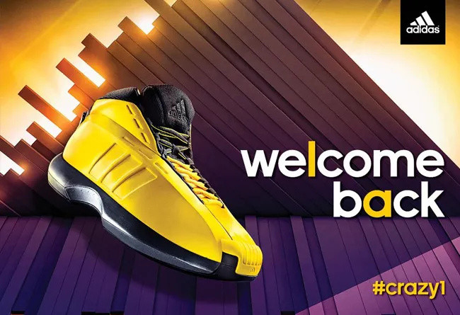 2022年又能买到科比战靴了！adidas Crazy 1将于4月回归！
