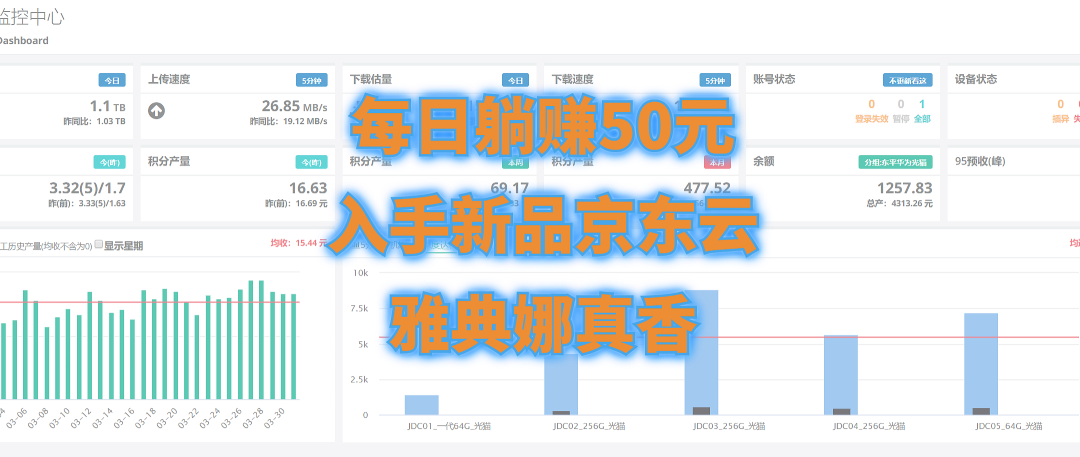 闲置带宽赚收益,日入4-8元?章鱼星球安装点心云教程,矿渣获新生