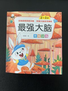 给三岁外甥女买的书籍：最强大脑思维训练