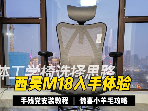 人体工学椅选择思路，西昊M18入手体验！