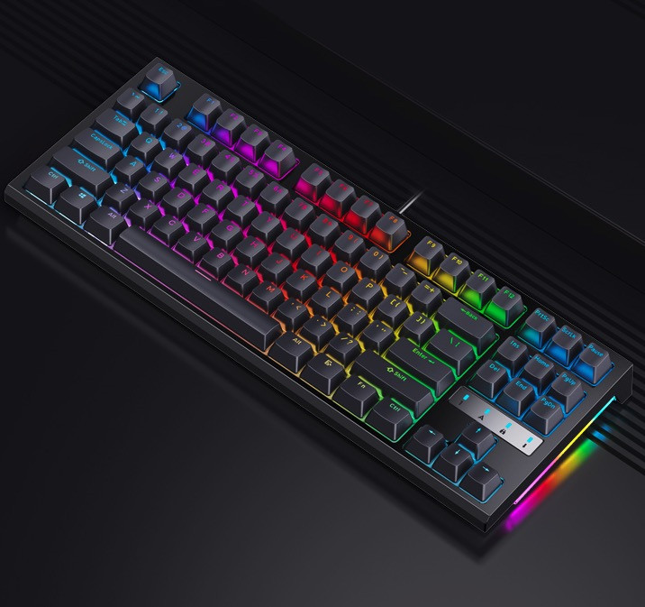 RK 推出 R87 RGB 有线机械键盘：TTC轴座、87键布局、全键热插拔