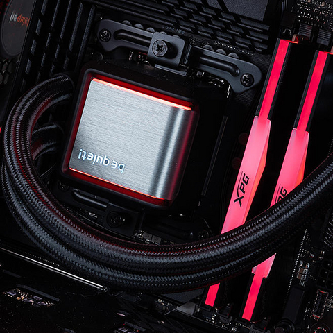 红黑静界—12700K+ROG MAXIMUS Z690 HERO+德商德静界全家桶装机展示