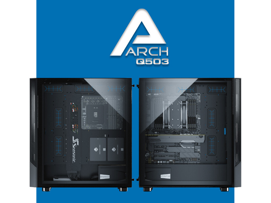 海韵发布 ARCH Q503 机箱：集成 CONNECT 模块