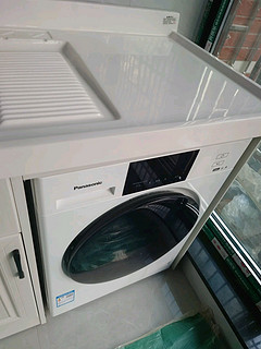 松下奶白极简风格烘干一体洗衣机真的很香！
