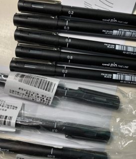 万物皆可测三菱（uni）水性绘图针管笔 