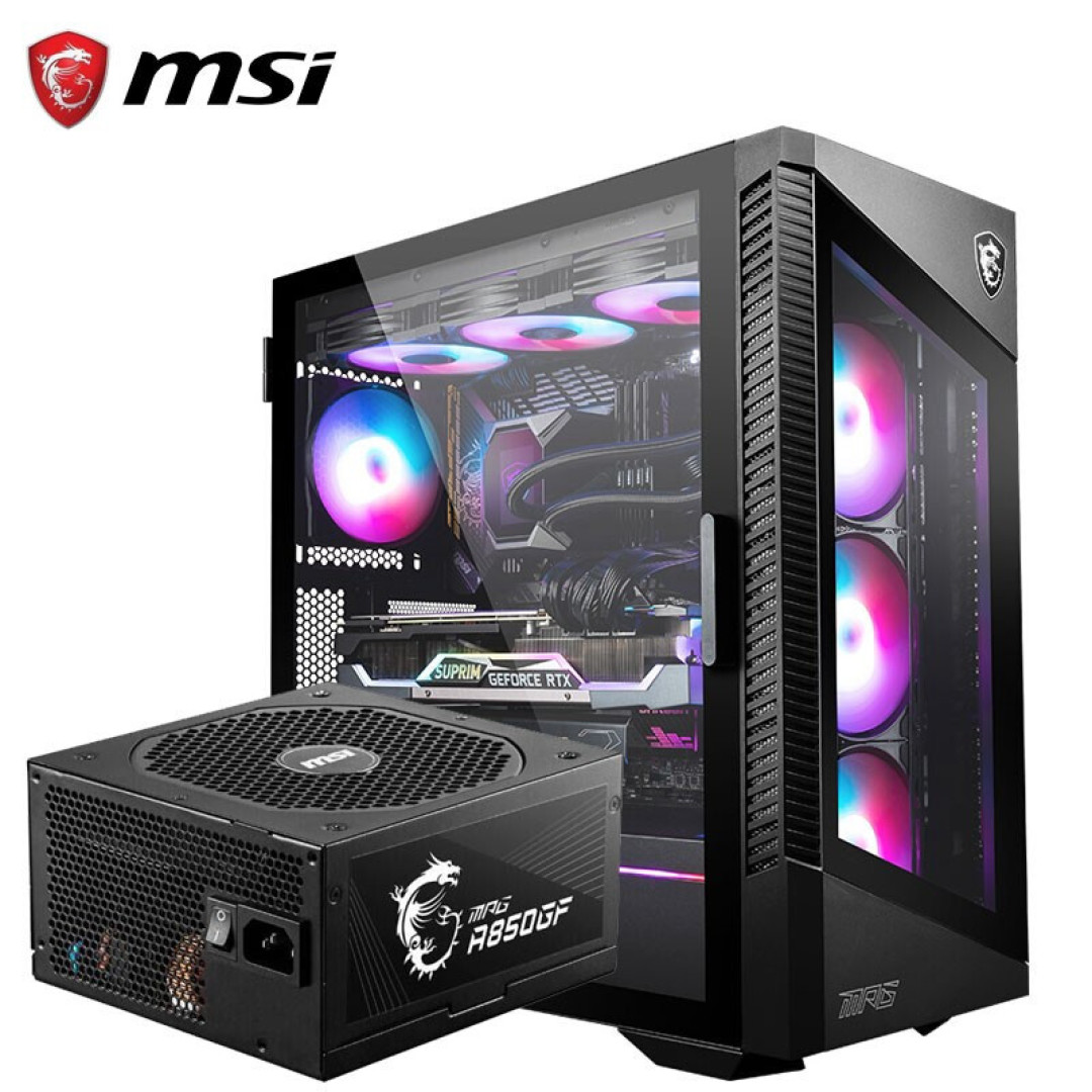 电竞RGB机箱另一种选择 微星MSI MPG VELOX 100R 刀锋ATX机箱 体验分享