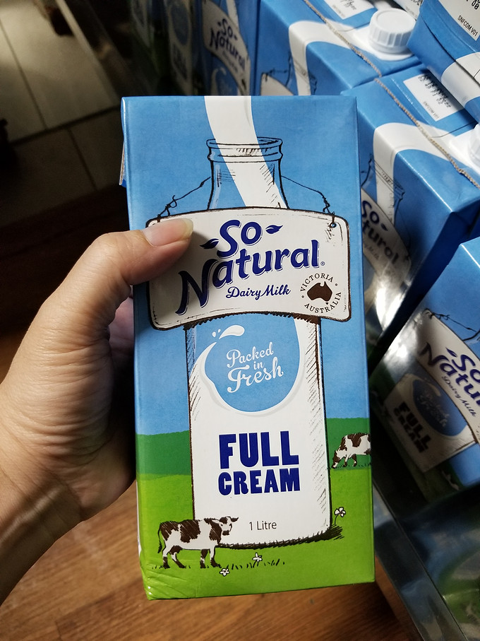 澳伯顿牛奶