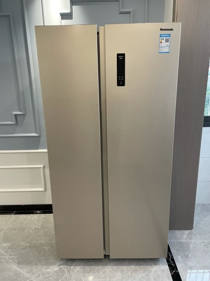 松下对开门冰箱