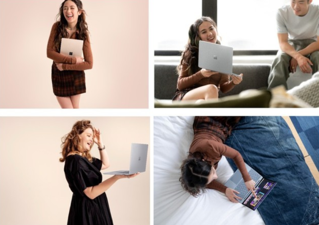 微软推出 Surface Laptop Go 2 ,12.4英寸触摸屏、英特尔处理器