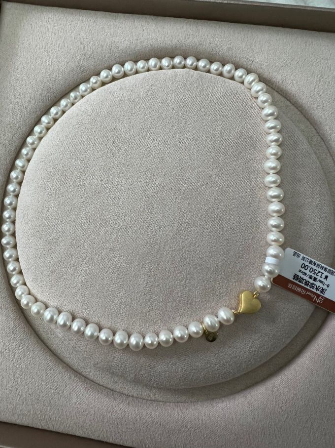 京润珍珠珍珠项链怎么样 好看的项链,都是椭圆形的珠子._什么值得买