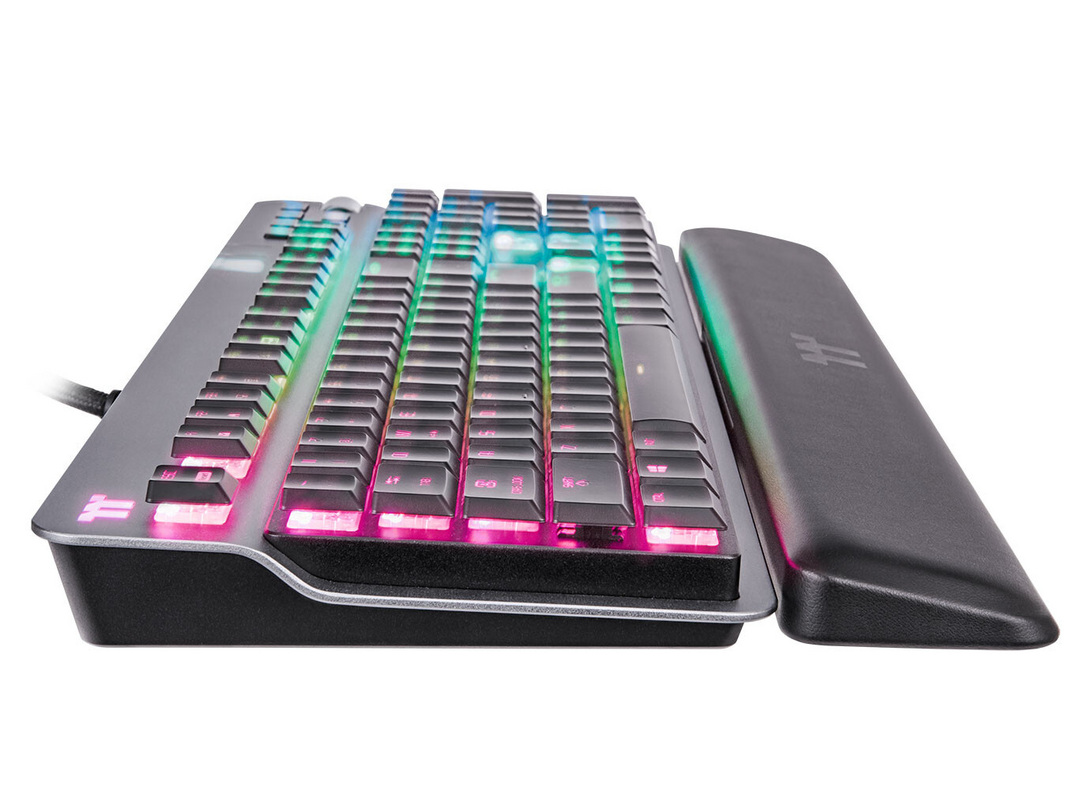 曜越推出 ARGENT K6 RGB 机械键盘:矮轴设计、自带多功能音量旋钮