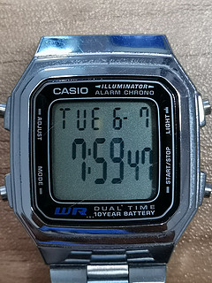 百元卡西欧钢带手表好用好看耐用！