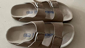 【夏日好物】Birkenstock牛皮复古一字带双扣露趾鞋