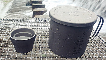 品味山野：黑冰铭钛纯钛茶具套装