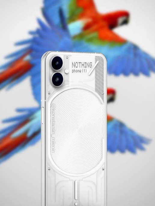 Nothing Phone (1) 官方渲染图公布：后盖透明设计、双摄方案