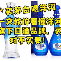 小猴带你买的值 篇八十七：买茅台喝洋河，一文教你看懂洋河旗下白酒品牌，买对不买贵