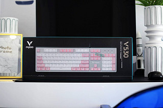 自主轴体雷柏V530防水背光游戏机械键盘