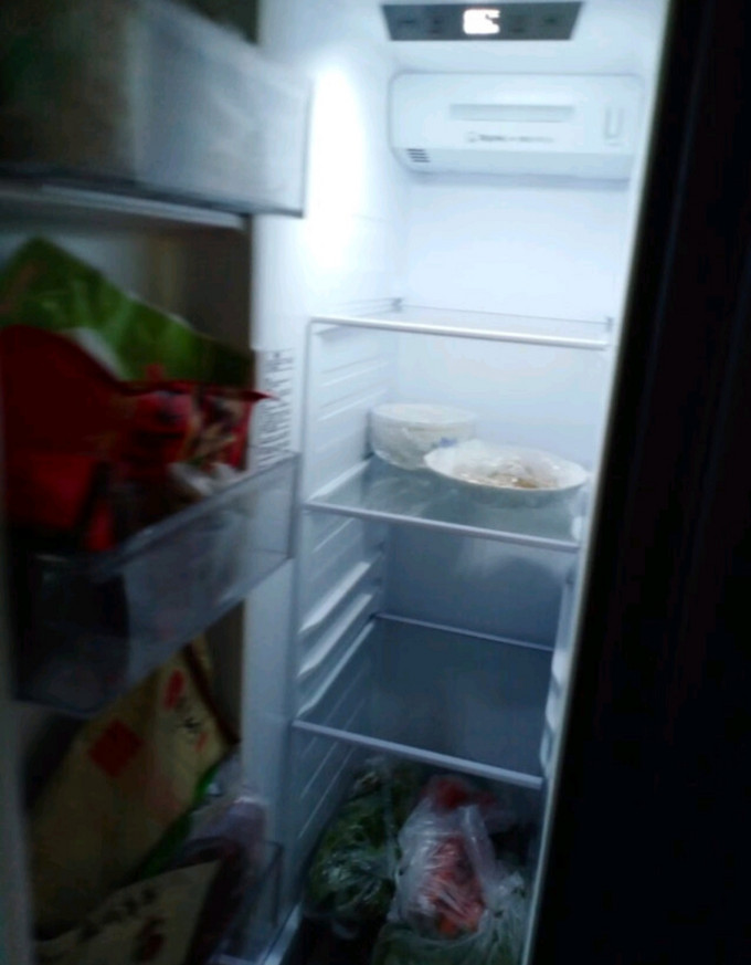 海尔对开门冰箱