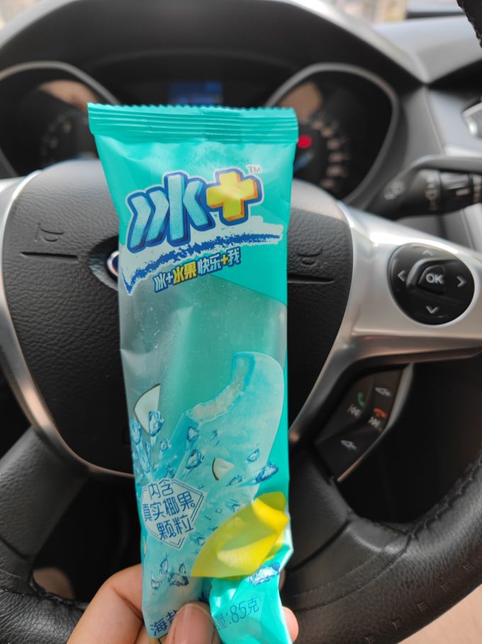 第一次吃海盐味的雪糕