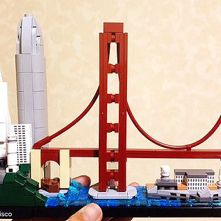 乐高测评 篇二十二：测评乐高LEGO天际线系列21043旧金山