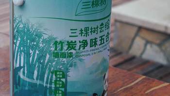 乳胶漆你们会选购哪个品牌？三棵树云绘竹炭净味乳胶漆体验