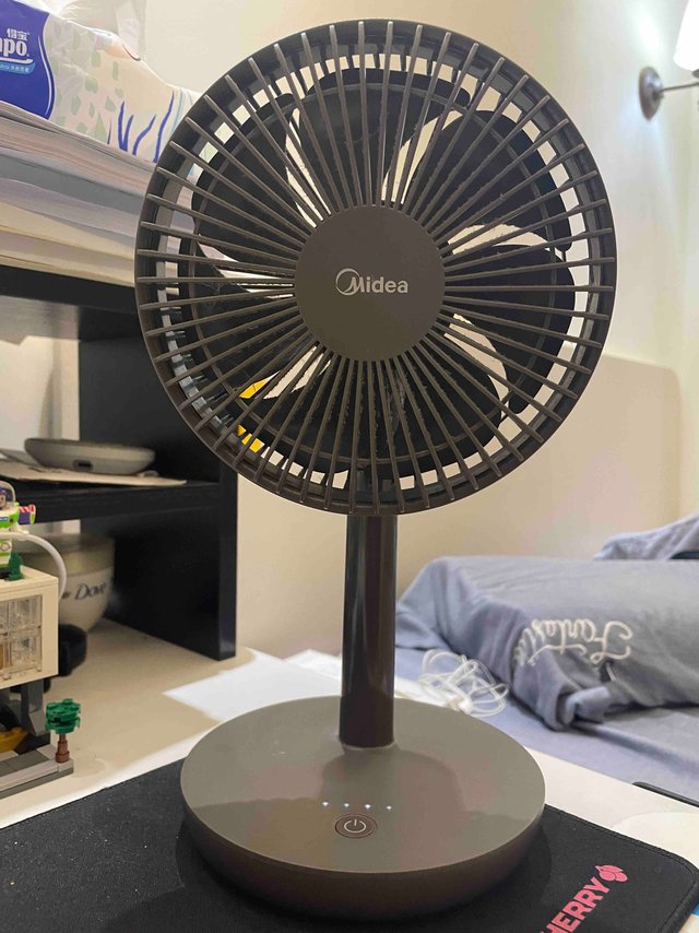 陪我度过夏天的美的桌面小台扇