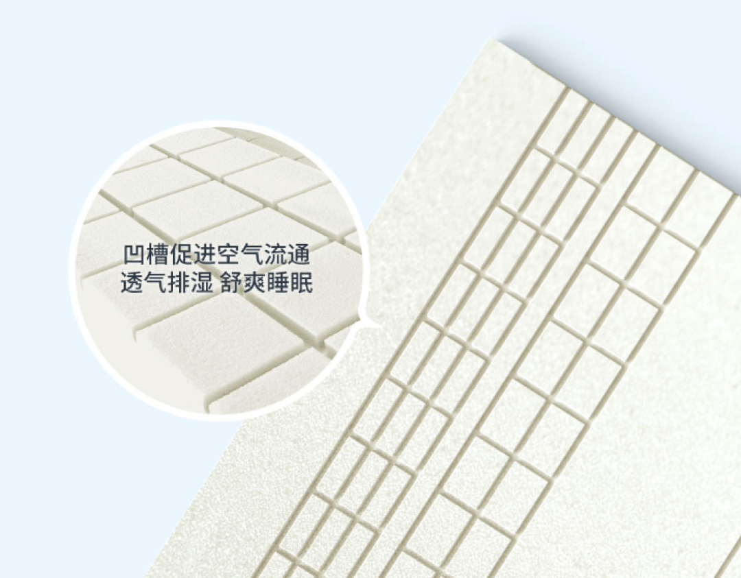 喜临门卷装便携床垫，太空记忆棉切割，科学分区承托，卷一卷搬家轻松带走