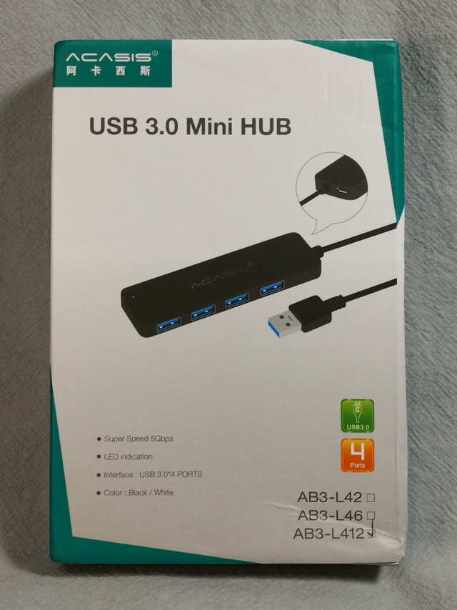 长相平平Z超值的usb3.0分线器