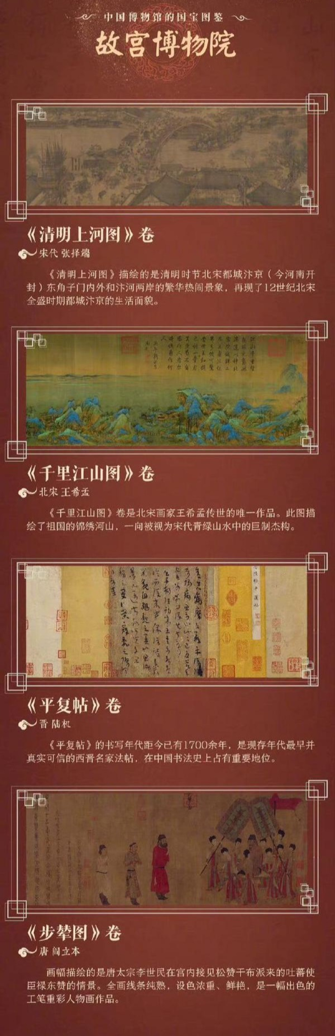 中国博物馆的国宝图鉴，十大馆36件，你见过几个？
