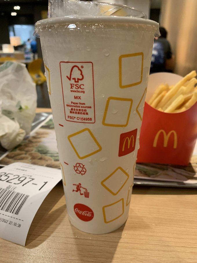 麦当劳茶类饮料