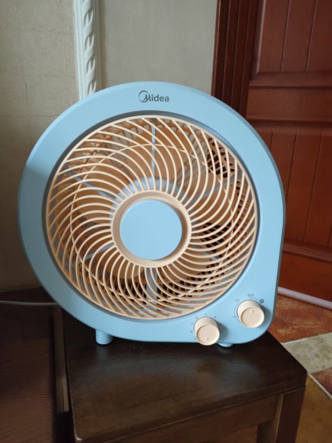 美的转页扇怎么样 到货一如既往的超级超级快,颜值._什么值得买