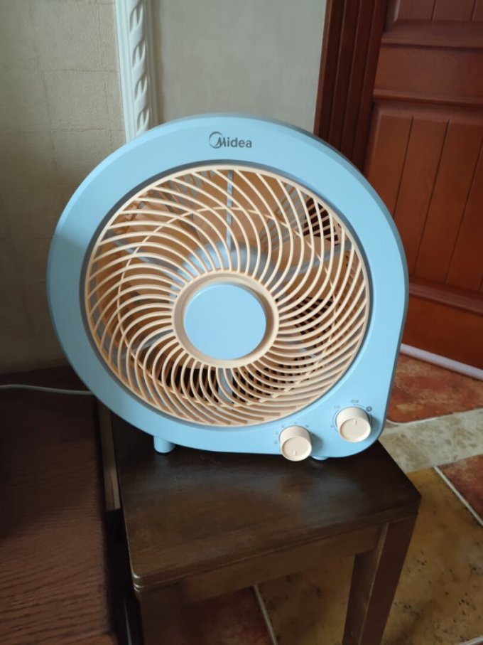 美的转页扇怎么样 到货一如既往的超级超级快,颜值._什么值得买
