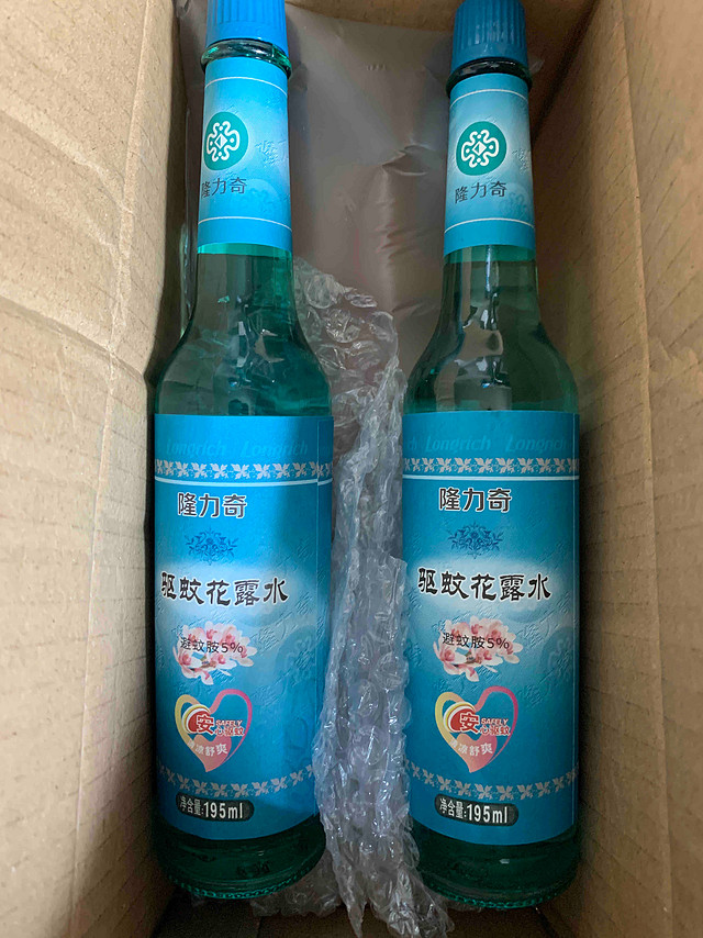 隆力奇驱蚊花露水，也挡不住疯狂的蚊子