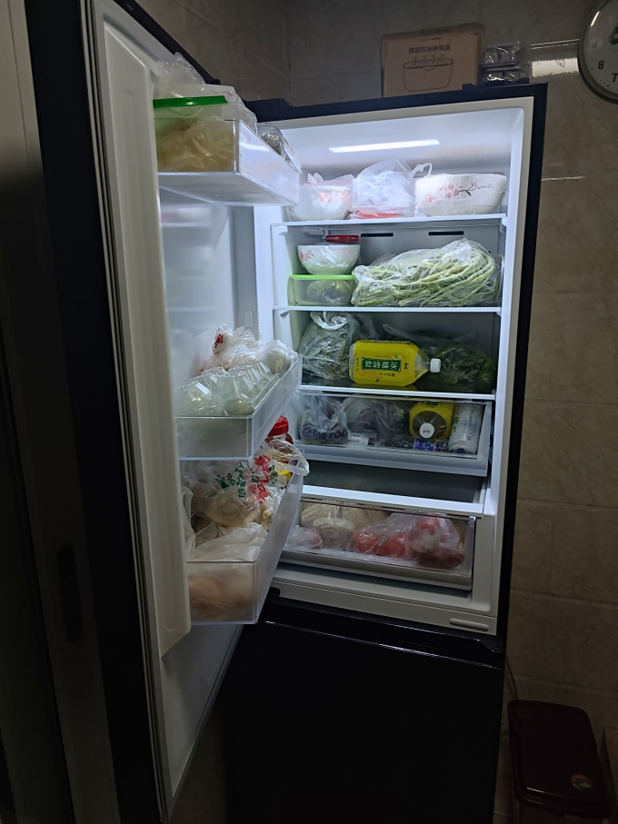 美的双门冰箱