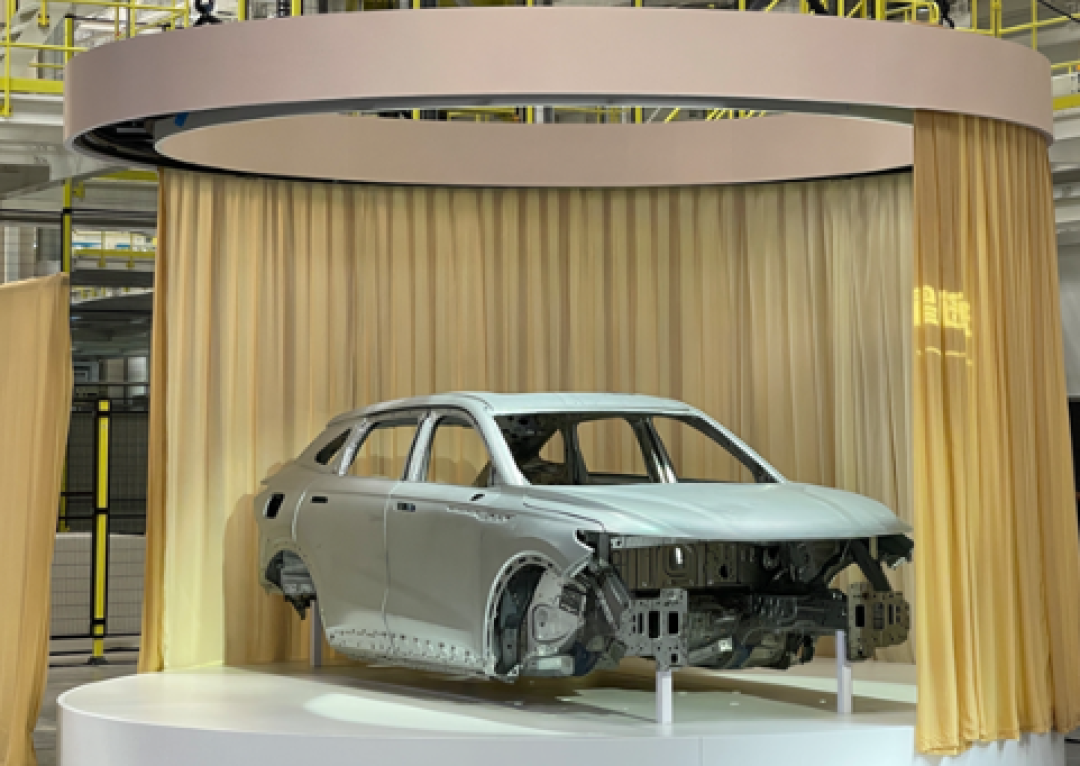 星途全新suvm38t白车身下线预计年底上市