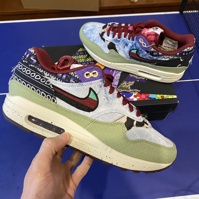 球鞋市场低迷，Nike Air Max 1 Concepts腰果花