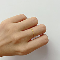 好物分享 篇一：周大福麻花戒指，太好看啦！