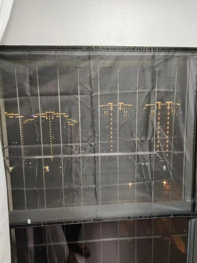 拼多多20元不到的磁吸纱窗，出租房必备！