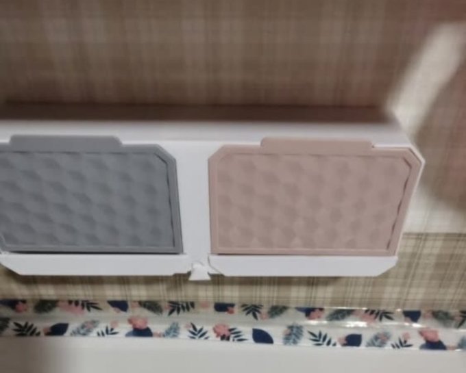 巧助手皂盒牙刷架