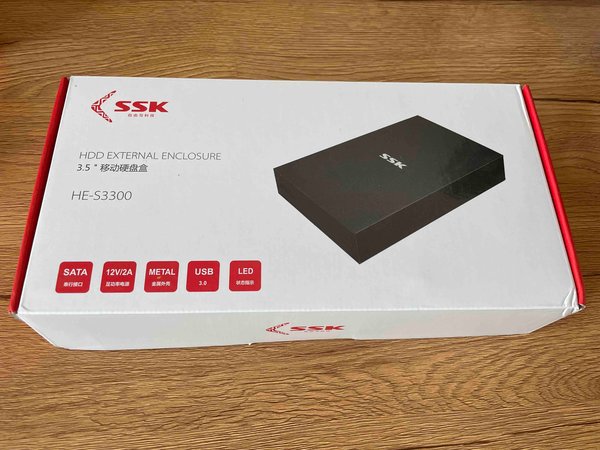 老盘新生，飚王ssk3.5寸移动硬盘盒