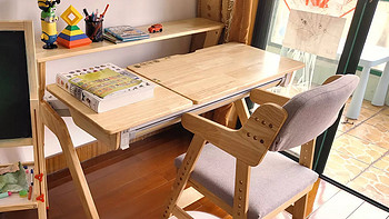 差生文具多，儿童书桌就应该简洁一些——斯芬达小鹿桌儿童实木学习桌