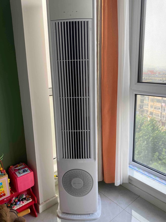 这个夏天太热了，购入空调一台，柔风不伤风
