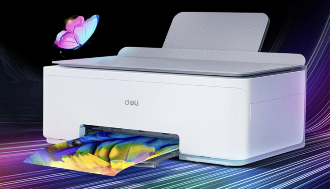 新品资讯：得力推出首款彩色喷墨打印机，单页彩印仅需0.038元，实现真正“彩打自由”！