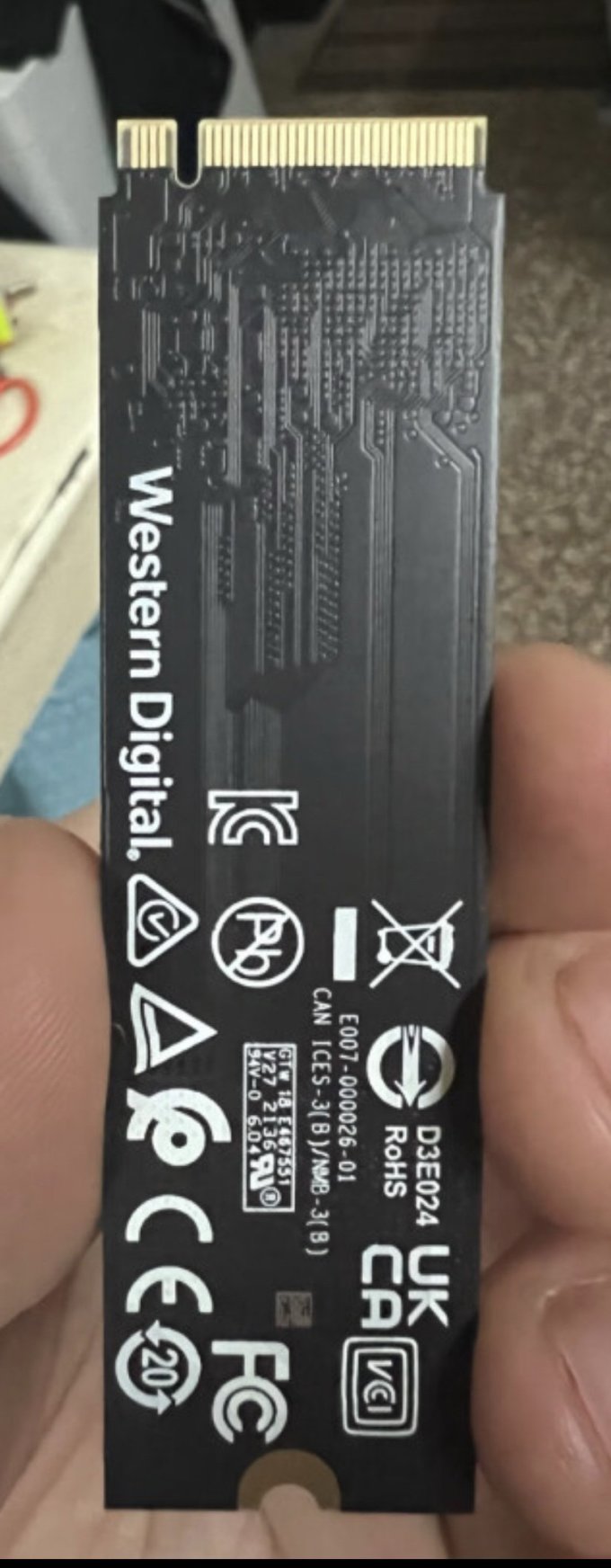 西部数据固态硬盘