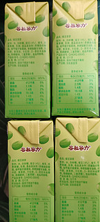 谷粒谷力绿豆早餐奶250ml*16盒